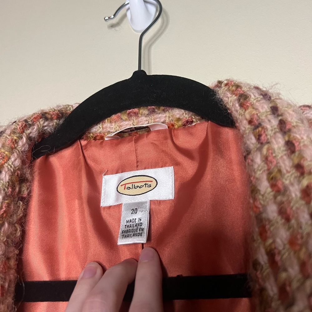 Talbots Multicolor Tweed Jacket - Picture 4 of 15
